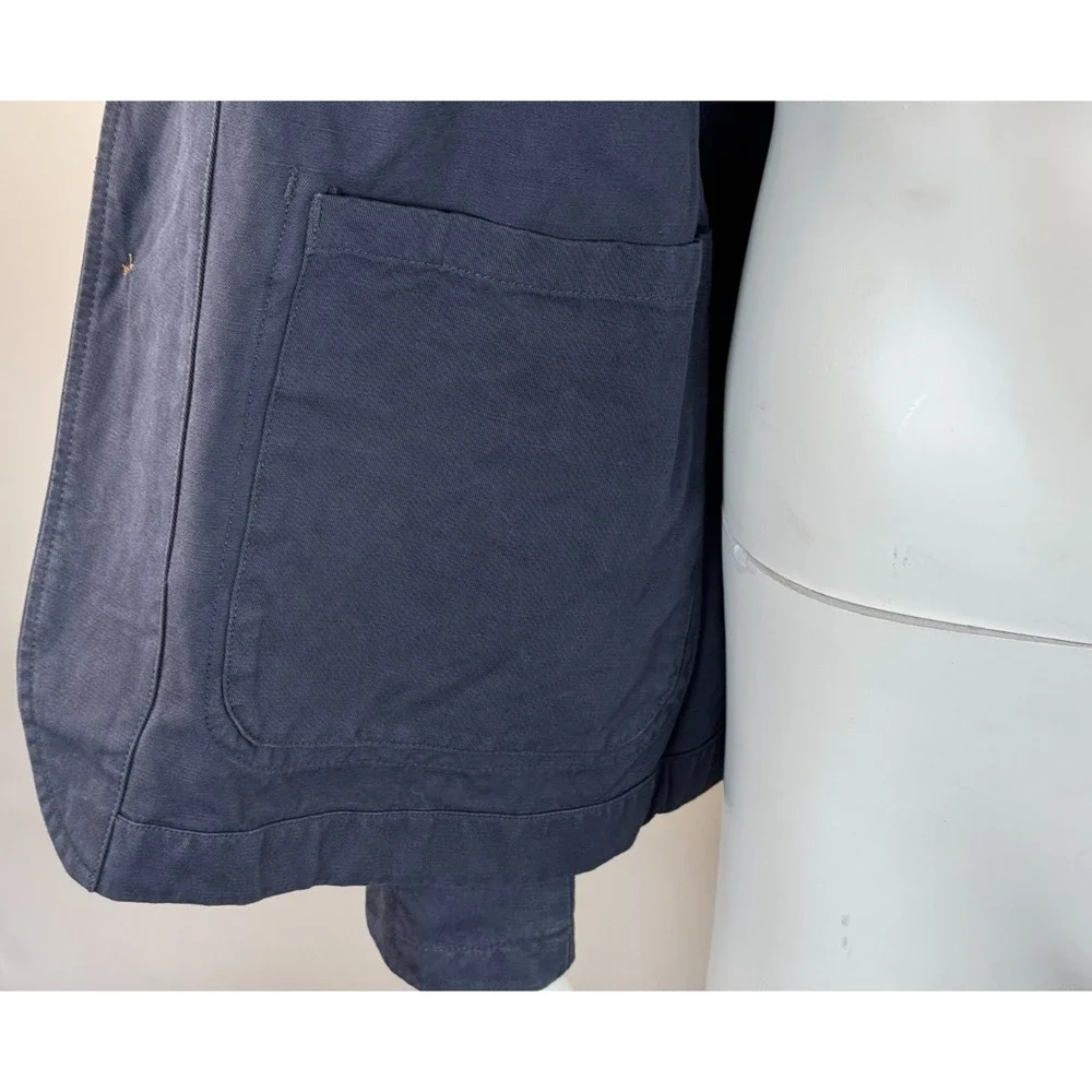 J Crew Garment Dyed Cotton Linen Chino Suit Jacket Men 40 EUC $178 Unlined AX270
